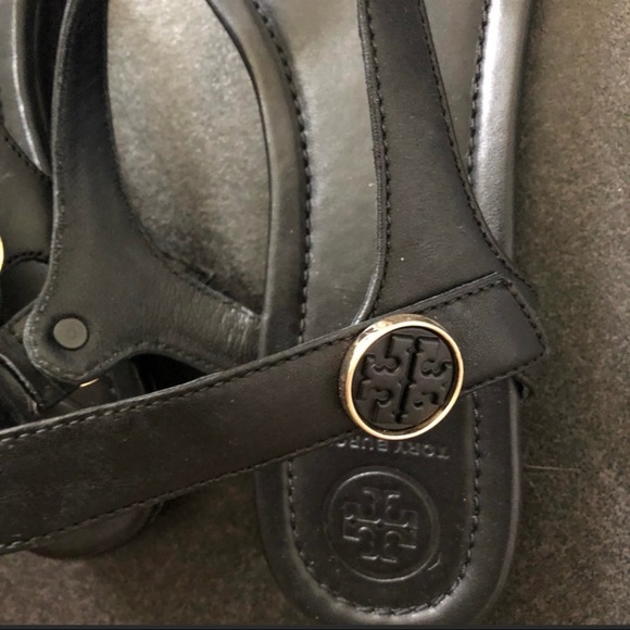 Tory Burch Minnie Travel Sandal Size 8 Black - Picture 2 of 9